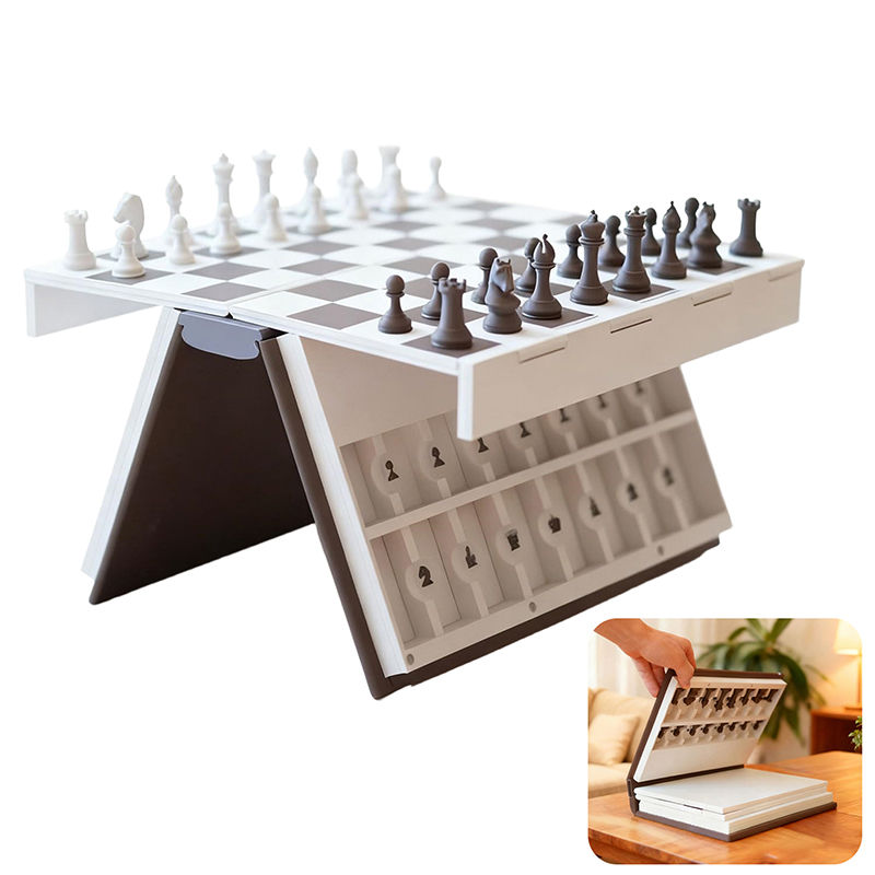 Chess Set 3D Printed Book Fold - đánh giá và giá Board Game Print