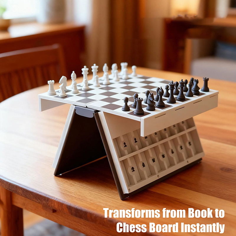 Chess Set 3D Printed Book Fold - đánh giá và giá Board Game Print
