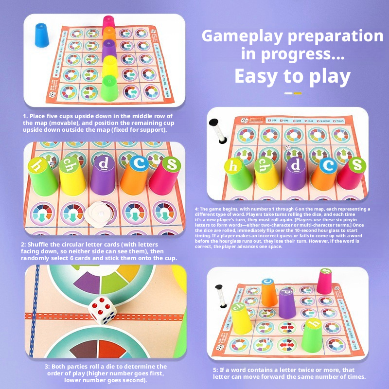 Hot Kids Chinese Pinyin Matchi - đánh giá và giá Board Game Ideas