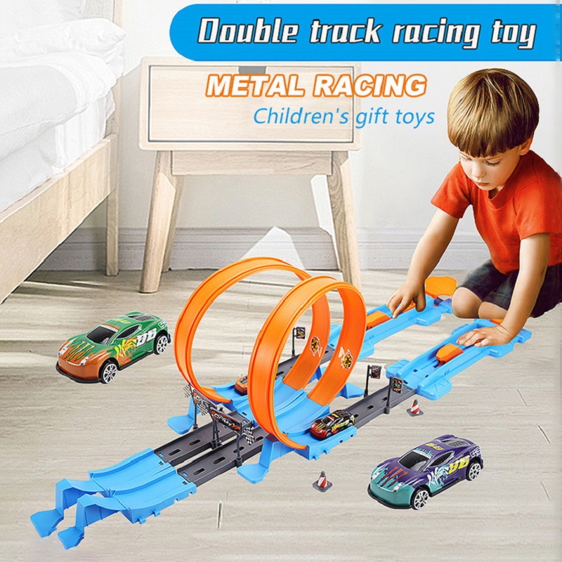 Hot Stunt Speed Double Car Whe - đánh giá và giá Hot Wheels Car Track Sets